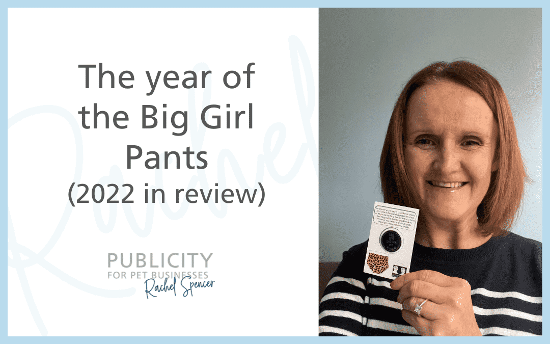 The Year Of The Big Girl Pants 2022 In Review Publicity For Pet   Big Girl Pants 