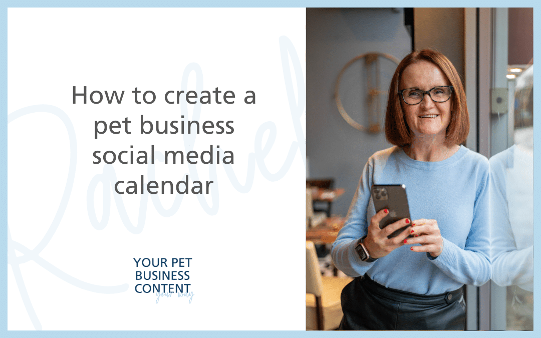 Pet Business Social Media Calendar Guide Podcast