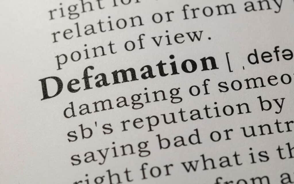 Defamation pet business